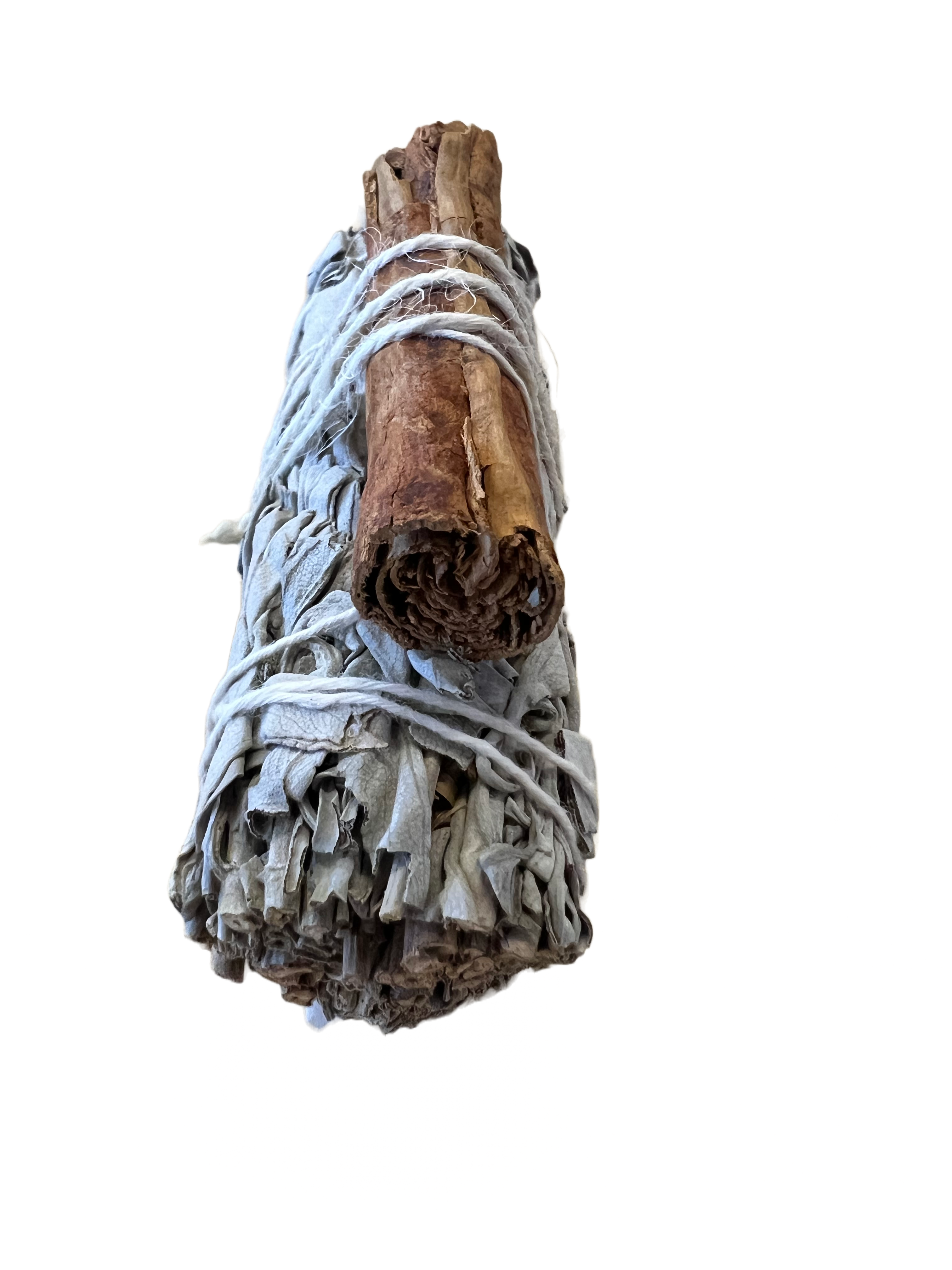 Smudge Stick White Sage & Cinnamon Prosperity and Abundance