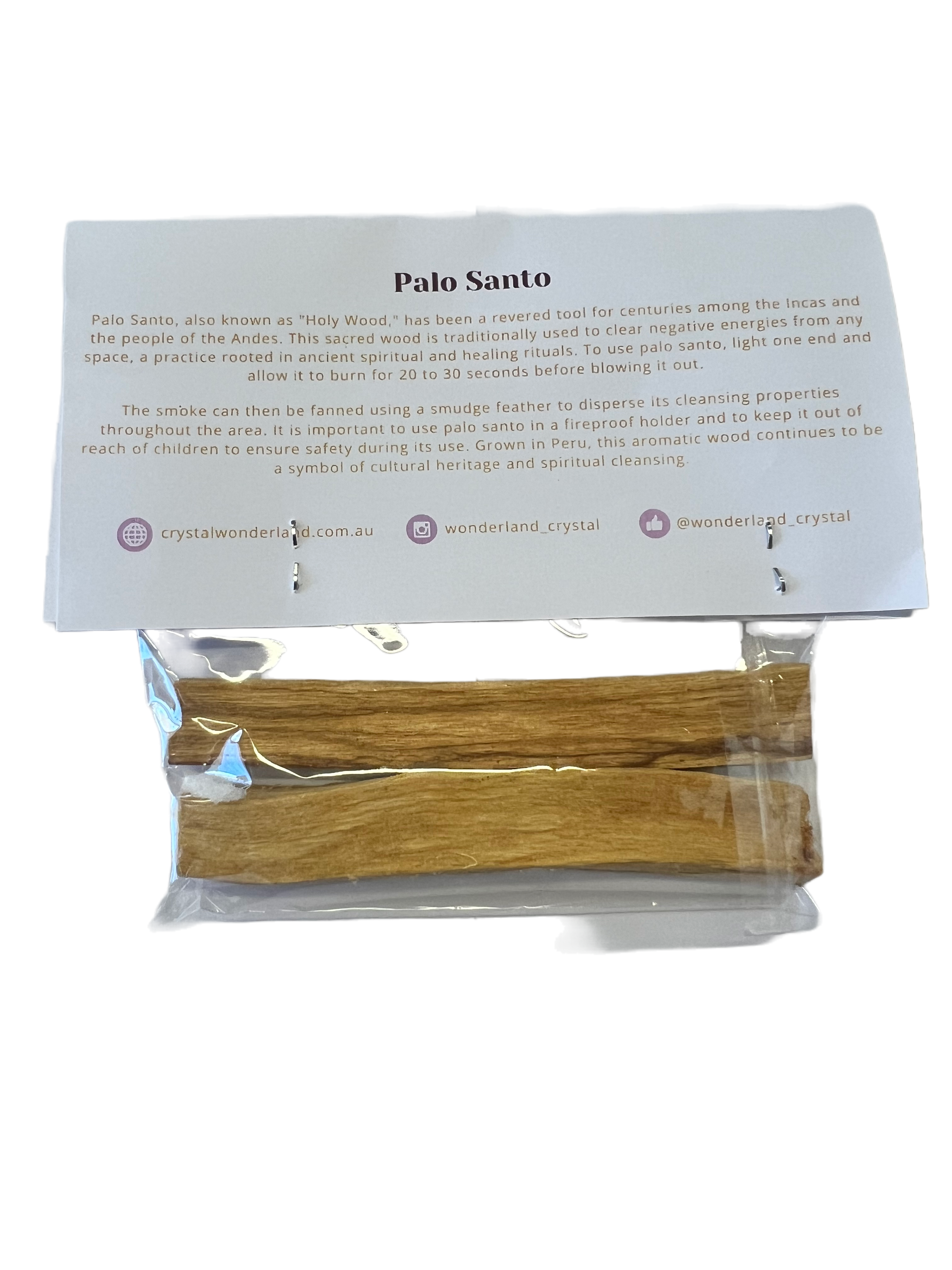 Palo Santo Smudge Stick 2 Sticks