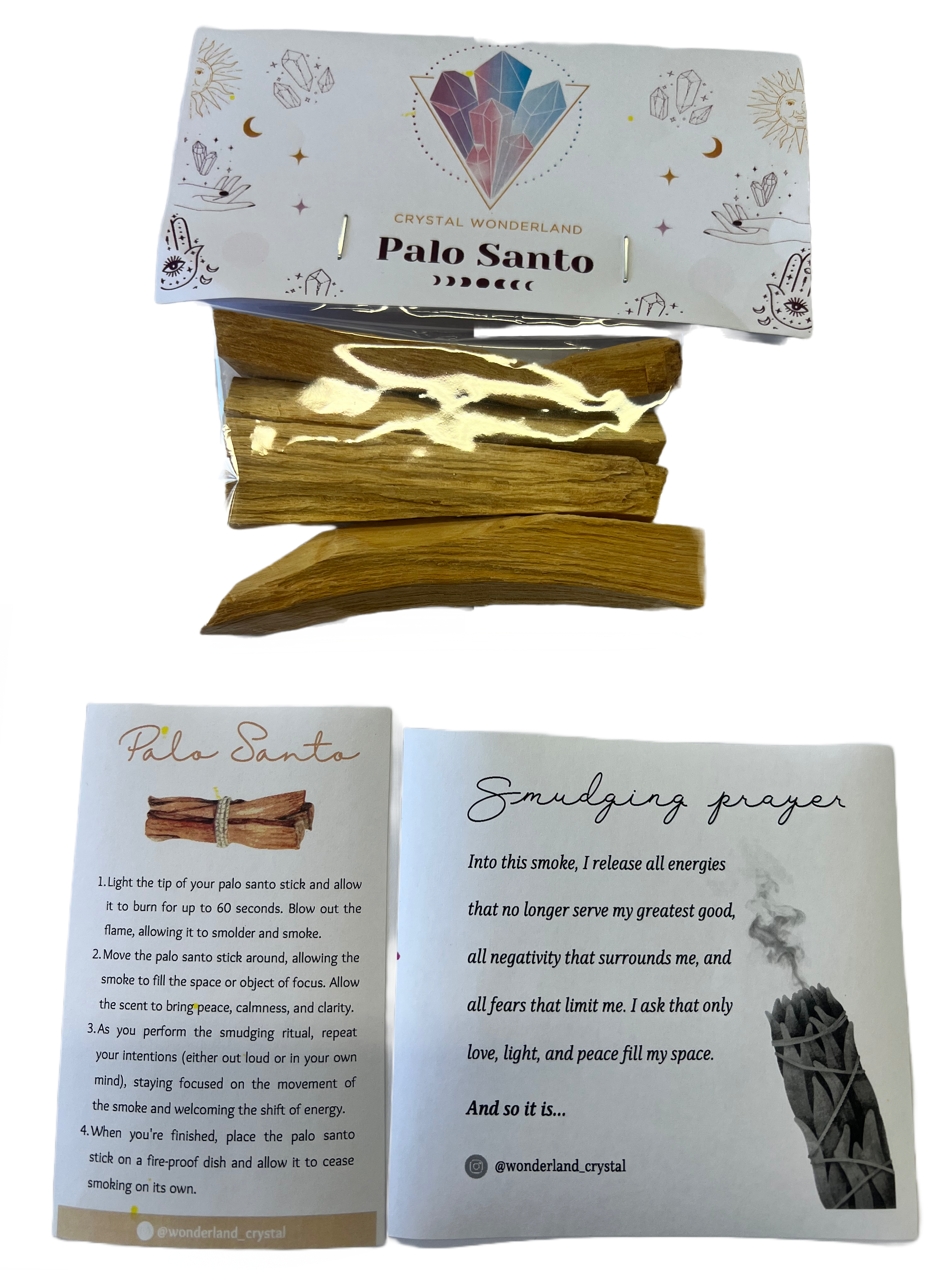 Palo Santo Smudge Stick 4 Sticks