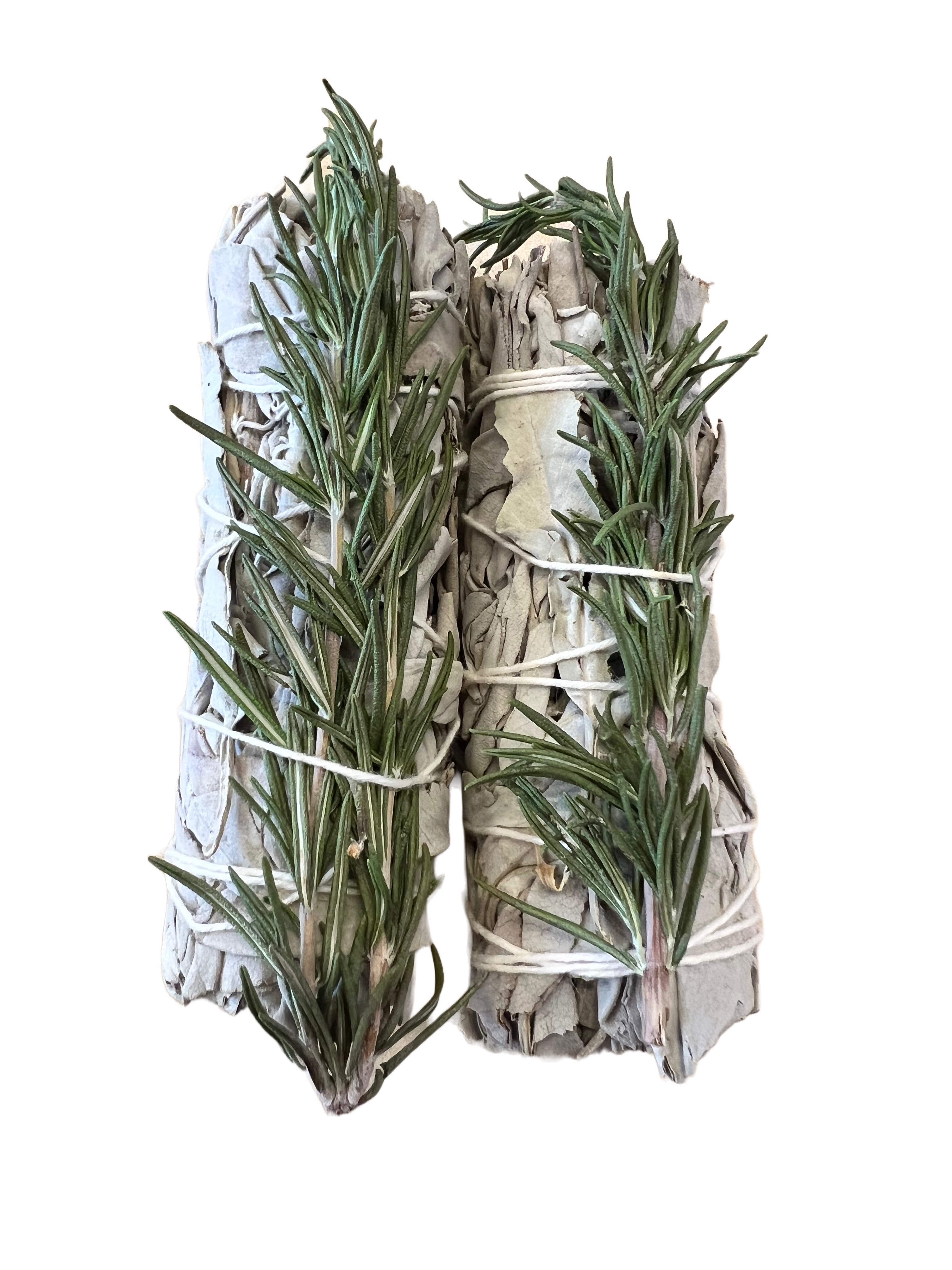 Smudge White Sage with Rosemary Clarity Prosperity and Abundance 2 Units