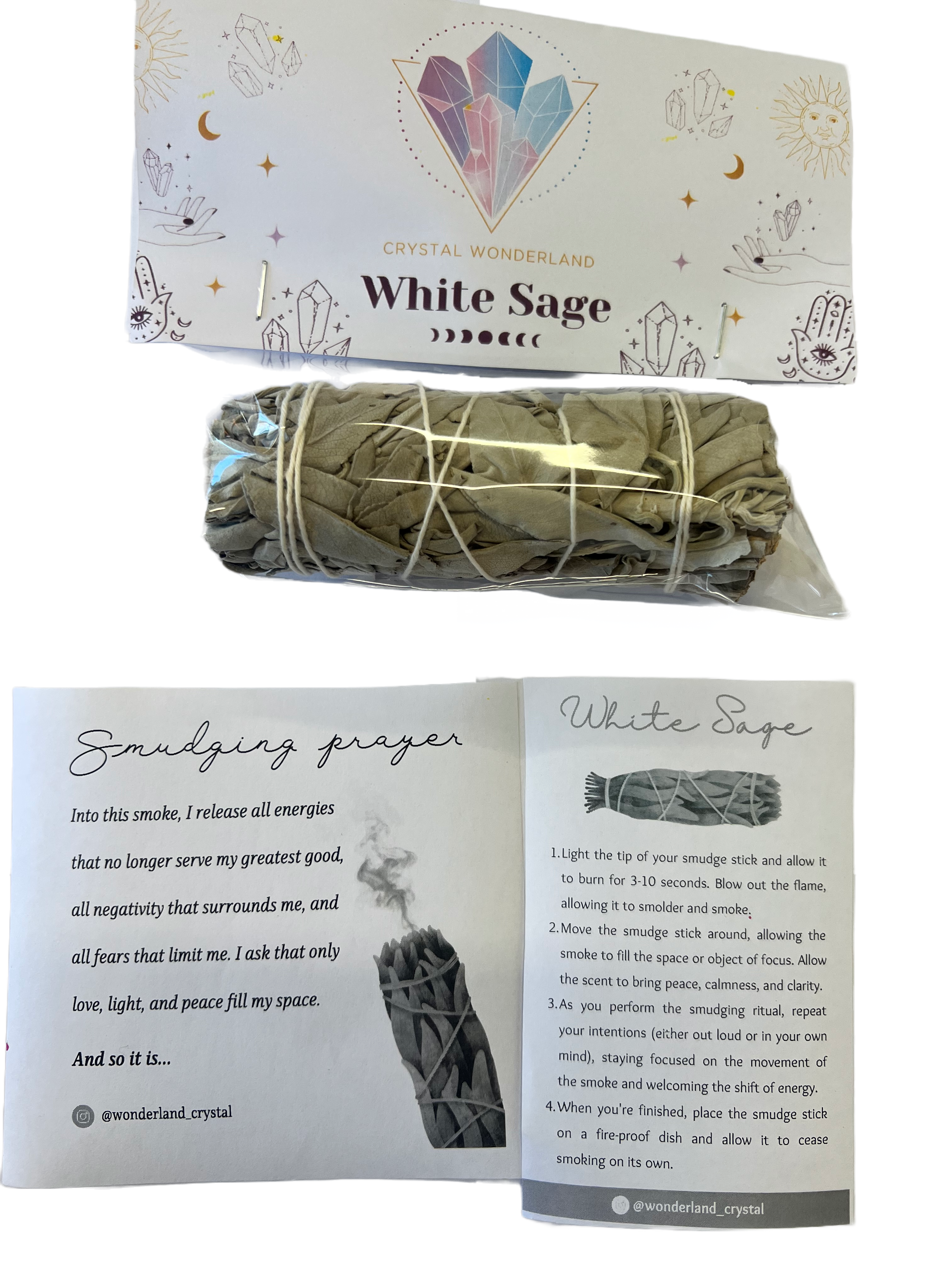 Smudge Stick White Sage 10cm