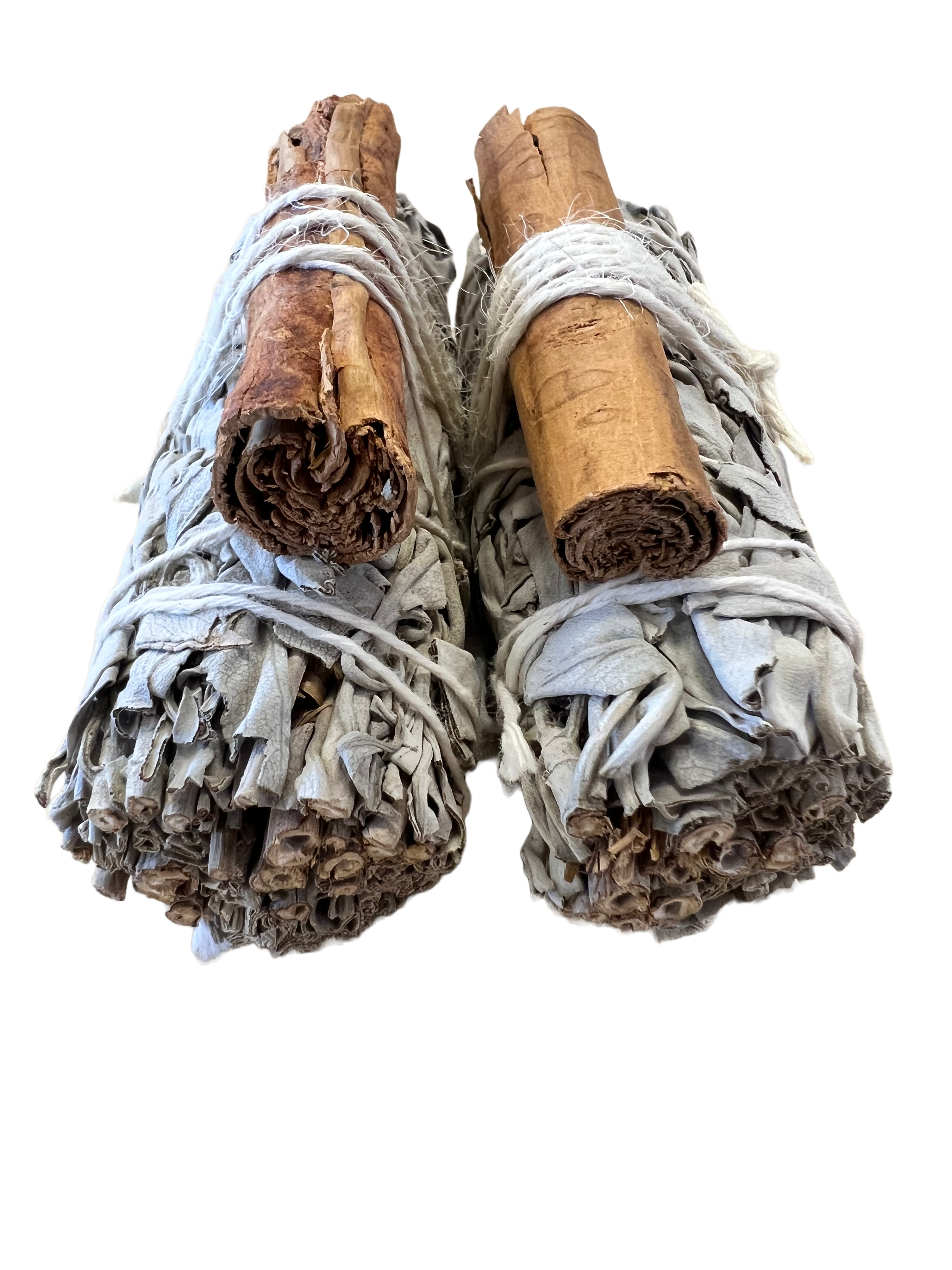 Smudge Stick White Sage & Cinnamon Prosperity and Abundance 02 Units