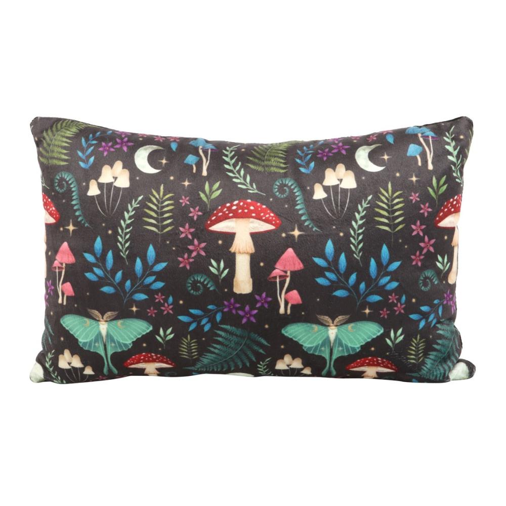 Rectangular Dark Forest Print Cushion 40cm