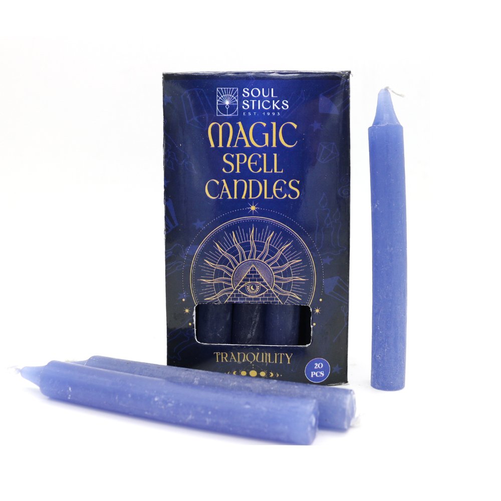 Candle Magic Spell TRANQUILITY Candles Rituals - Violet