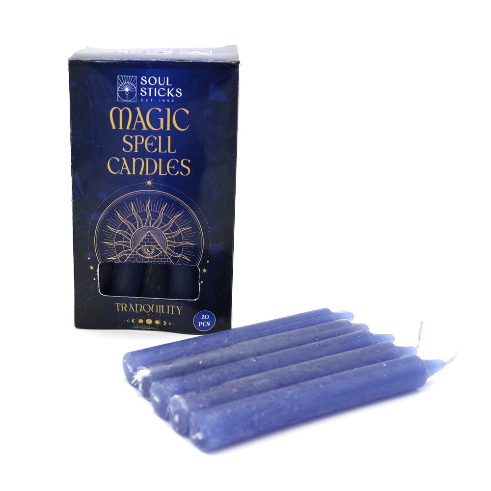 Candle Magic Spell TRANQUILITY Candles Rituals - Violet