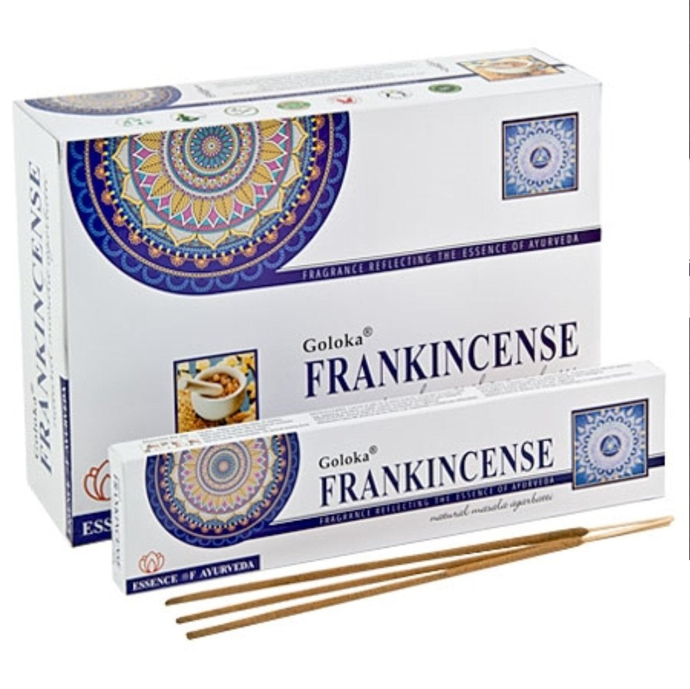 Goloka Frankincense Natural Masala Agarbatti Incense Sticks