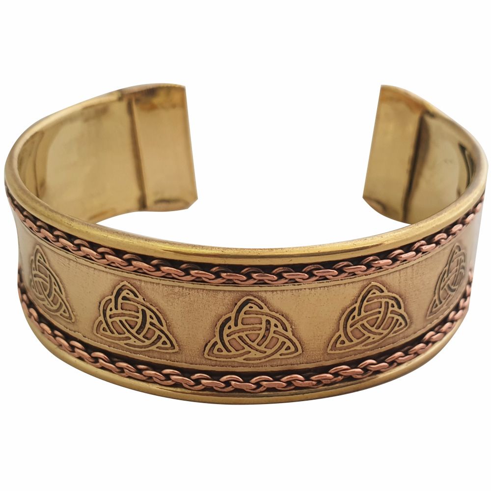 Brass Triquetra Bracelet