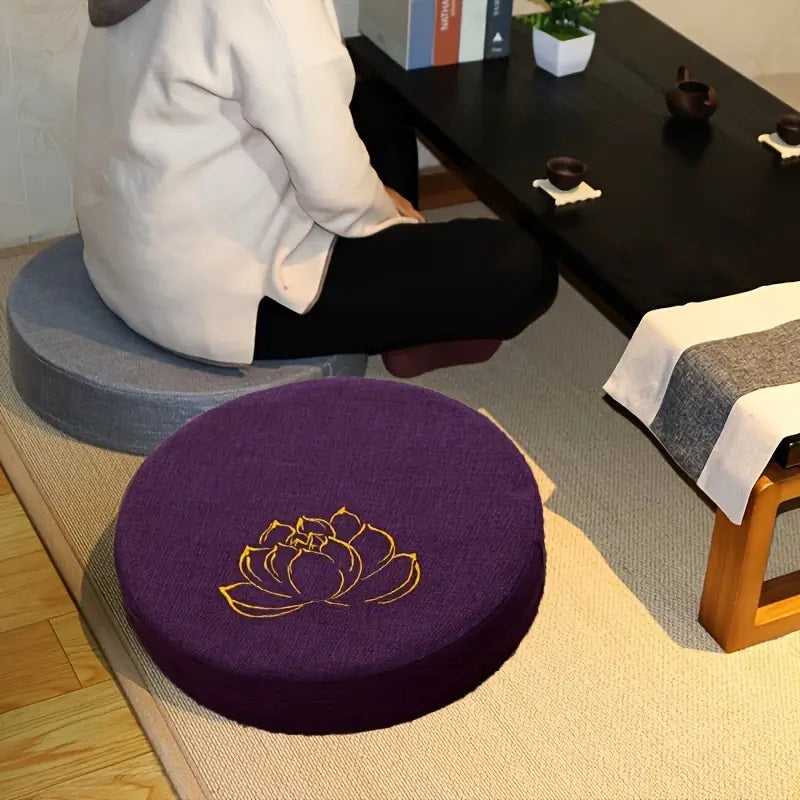 Premium Linen Meditation Cushion