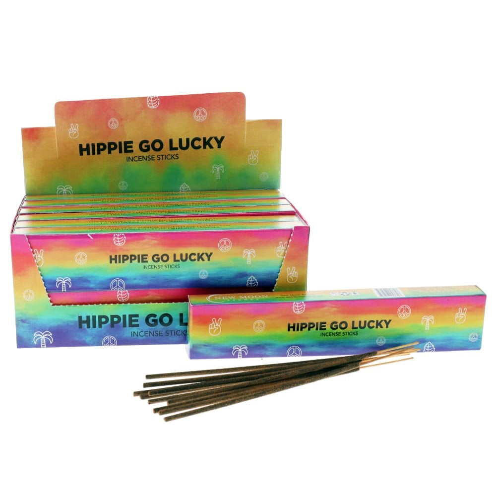 Hippie Go Lucky 120 Incense Sticks New Moon