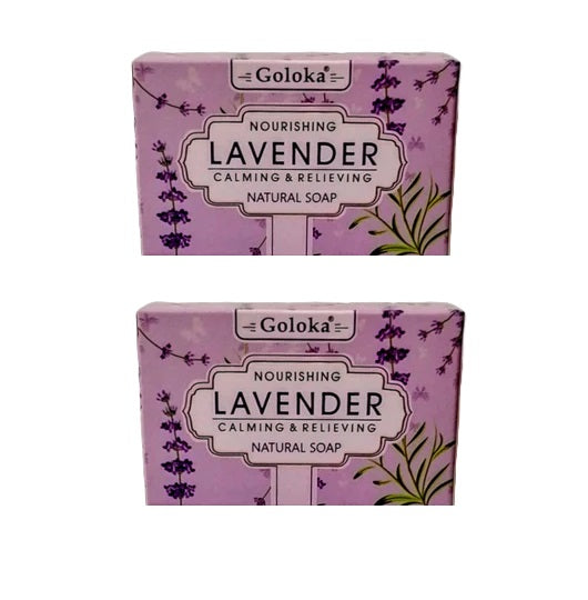 2pcs Lavender Goloka Soap Calming & Relieving