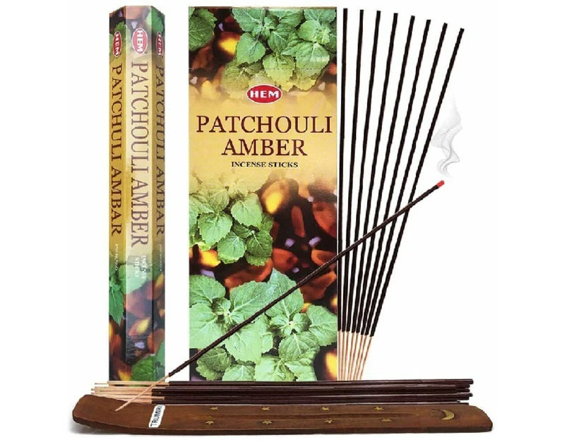 HEM Patchouli Amber 120 Incense Sticks