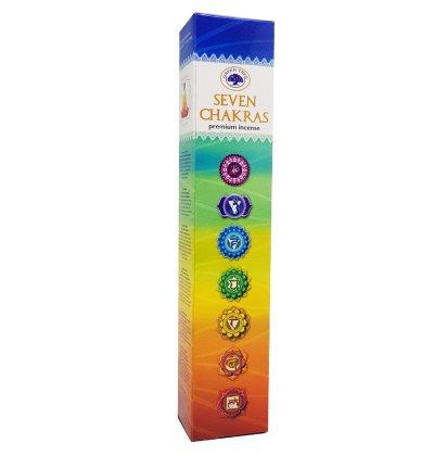 7 Chakras 70 Premium Mix Incense Sticks Green Tree