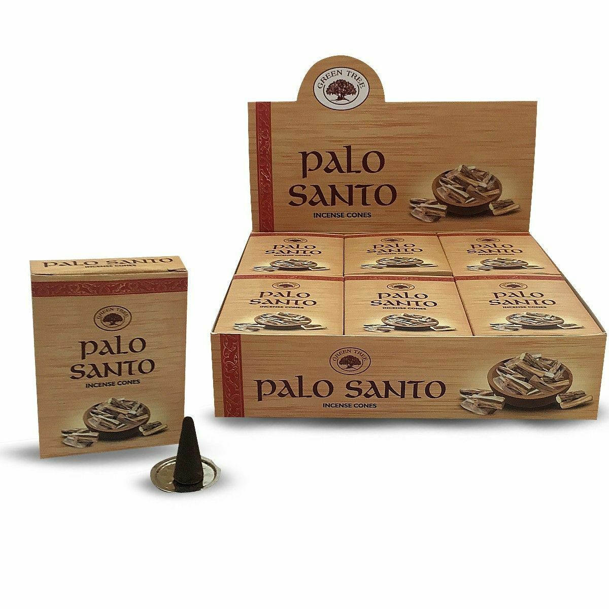 Palo Santo 120 Incense Cones Green Tree