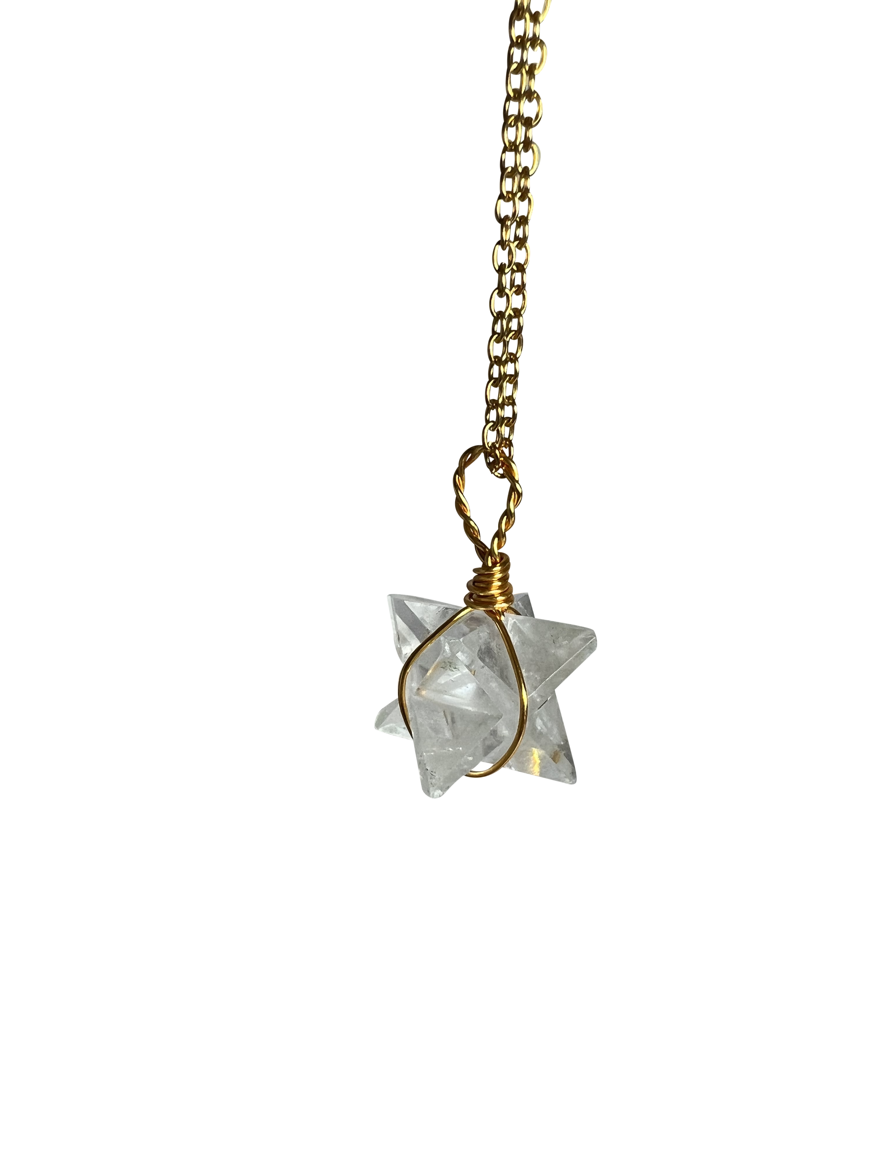 Merkaba crystal outlet pendant