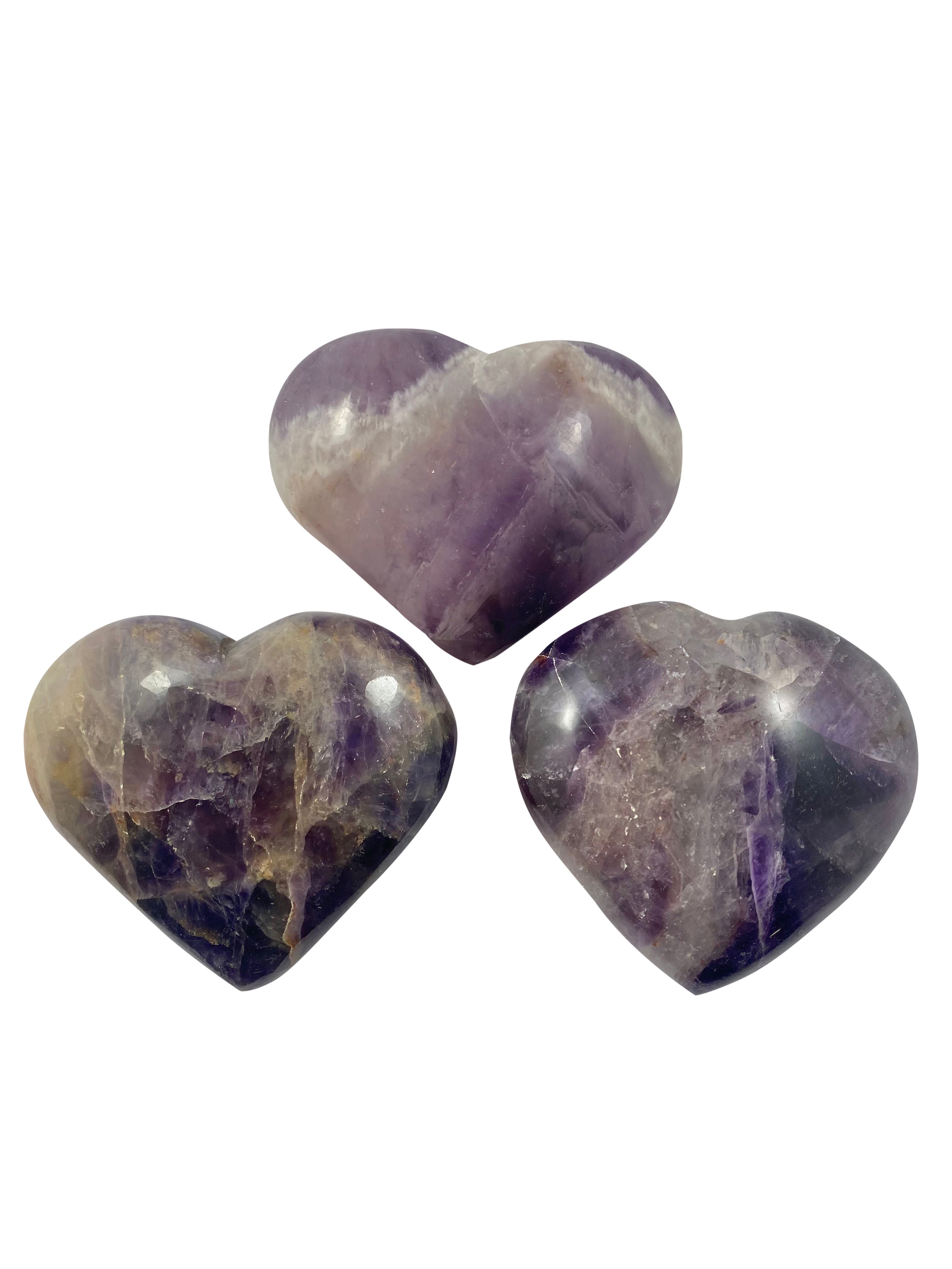 Amethyst Puffy Heart Relaxation & Balance Gemstone
