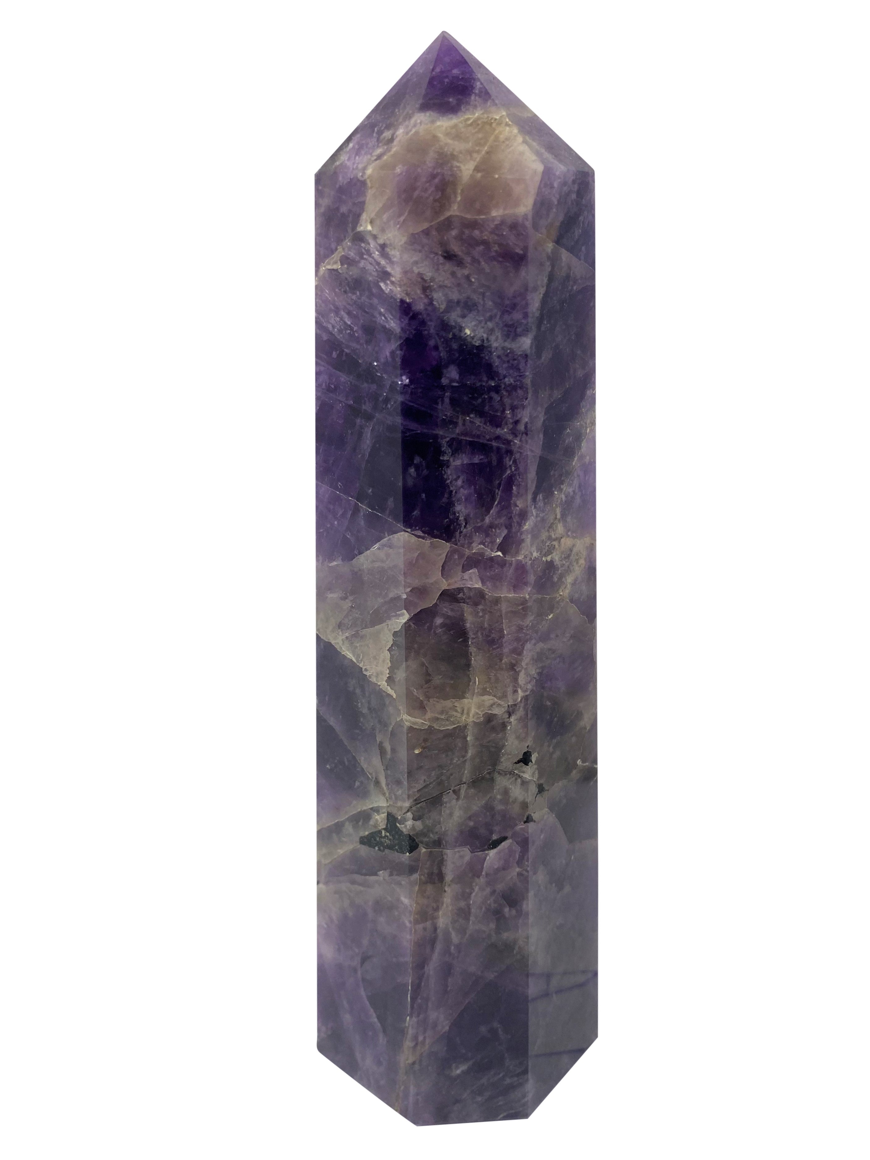 Amethyst Large Tower Obelisk - A