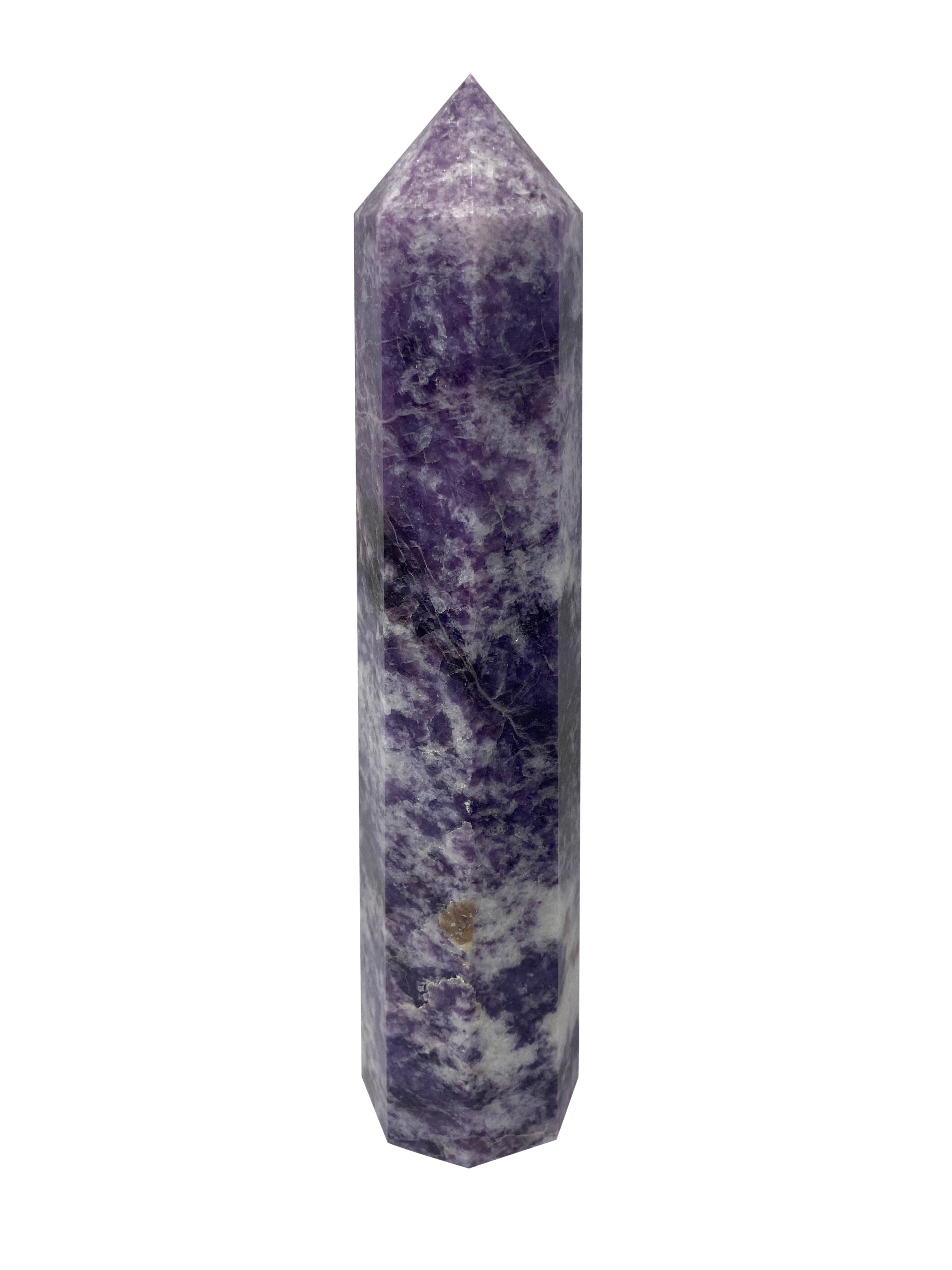 Lepidolite Large Tower Obelisk - A