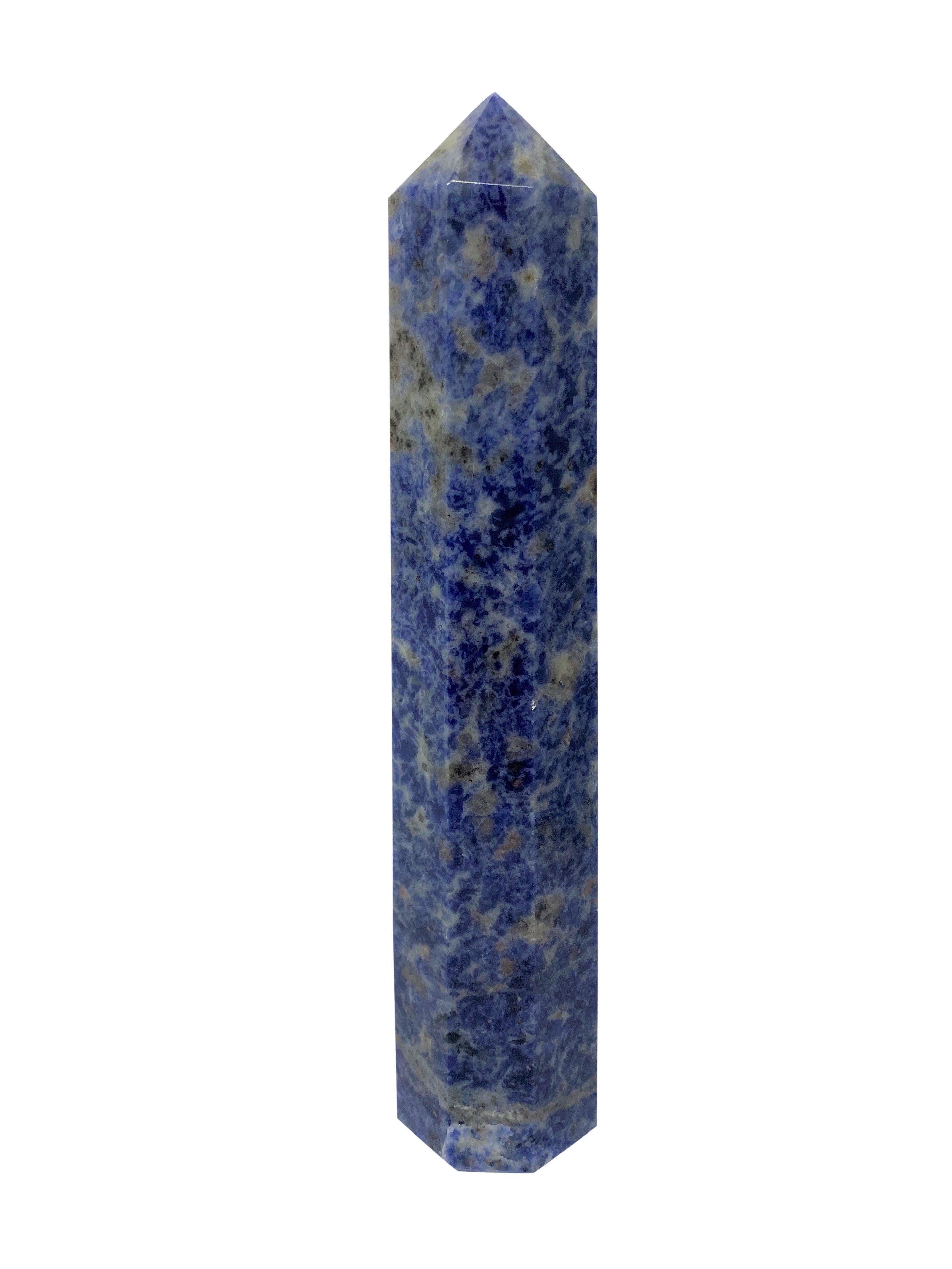 Sodalite Large Tower Obelisk- D